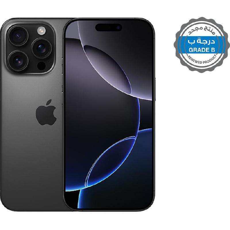 Compare Renewed Grade B Apple iPhone 16 Pro, 256 GB, Black Titanium, 5G at KSA Price
