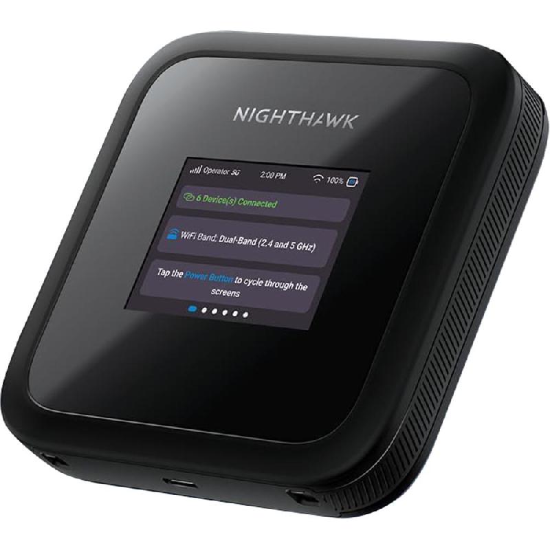 Compare Netgear Nighthawk M3 5G Portable Router, up to 2.5 Gbps, up to 32 Devices, Dual Band 2.4 GHz5 GHz, Wireless AX 802.11ax, Black at KSA Price