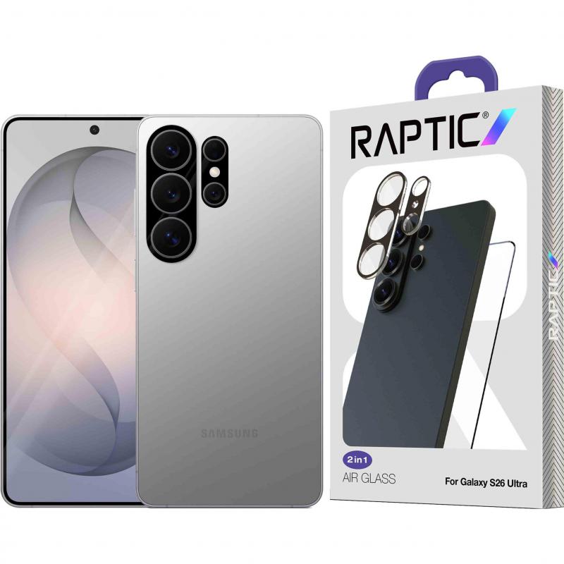 Raptic Raptic Glass Air 2-in-1 Bundle: Tempered…