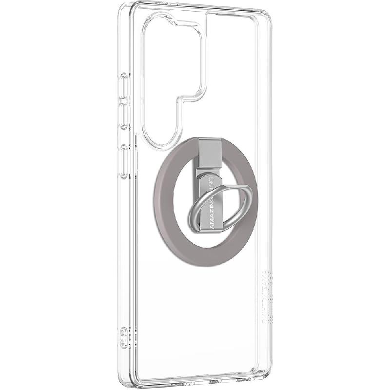 Compare Amazing Thing MINIMAL Mag Grip Back Cover Mobile Case, for Samsung Galaxy S25 Ultra, Clear at KSA Price