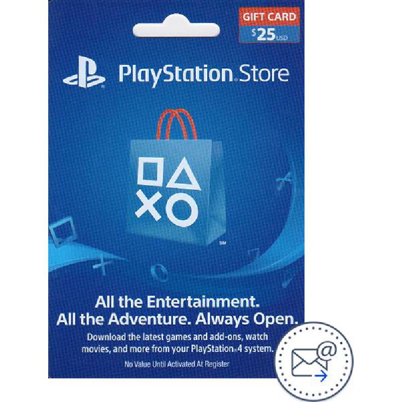 Compare Sony Gift Card 25 PlayStation Store Payment and Recharge Card Delivery by eMail, Digital Code USA at KSA Price