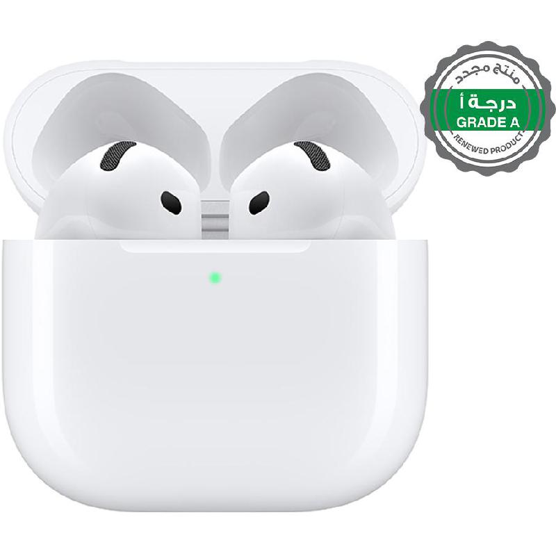 Renewed Grade A Apple AirPods 4 Earbuds, Bluetooth,…