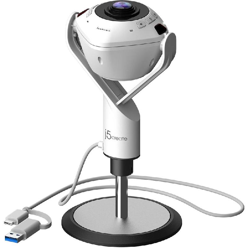 j5 Create 360 Degree AI-Powered FHD Webcam,…