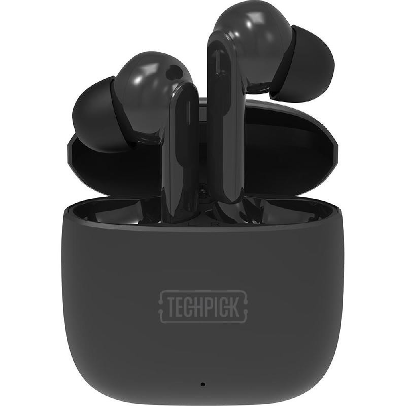 Compare Techpick Fi36 Earbuds, Bluetooth, Builtin Microphone, Black at KSA Price