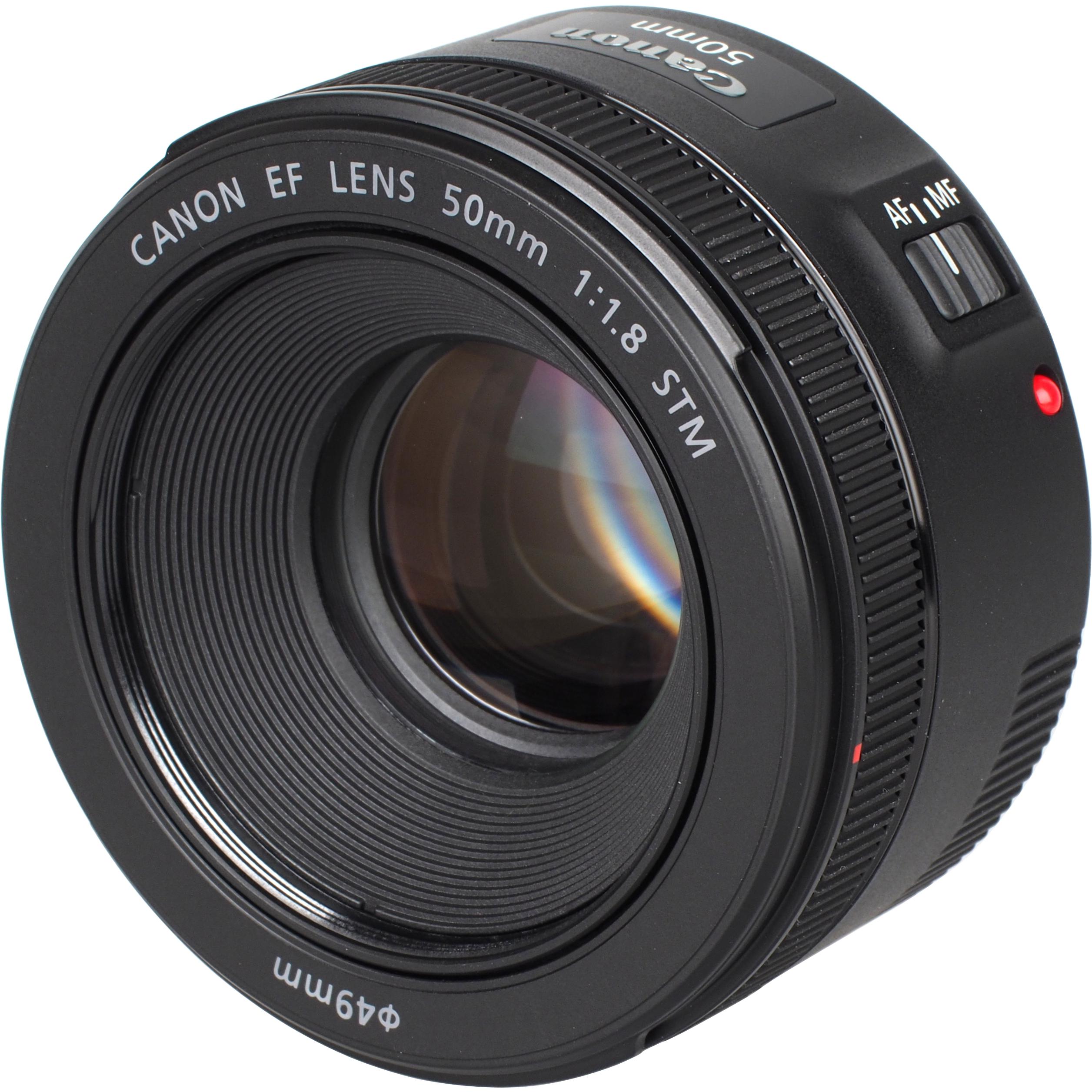 Canon EF 50MM f/1.8 STM 50 mm Prime Lens,…