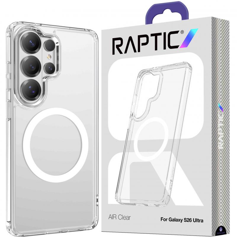 Raptic Air Clear Back Cover Mobile Case with MagSafe,…