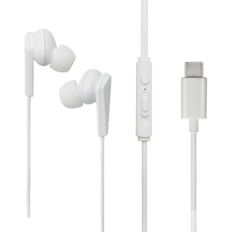 Techpick Earphones, Wired, USB-C, Built-in Microphone,…