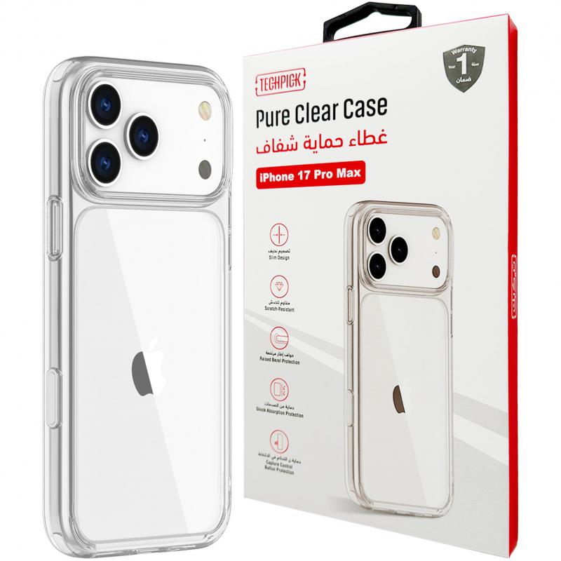 Techpick Pure Back Cover Mobile Case, for iPhone…