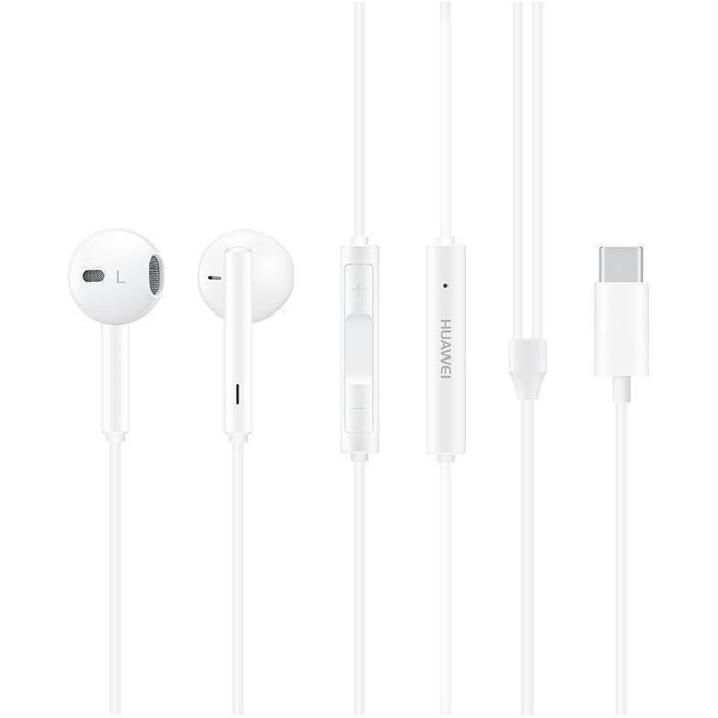 Compare Huawei CM33 InEar Earphones, Wired, USBC, Inline Microphone, White at KSA Price