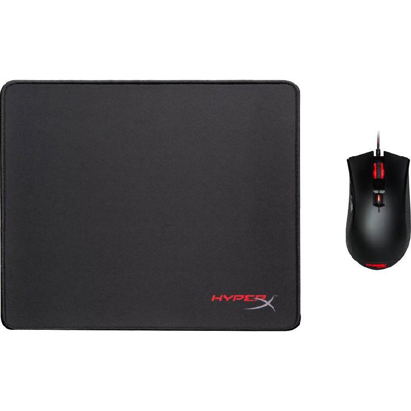 Compare HyperX Pulsefire FPS + Fury S Pro Medium Gaming Mouse and Mouse Pad, Optical Wired, Black at KSA Price