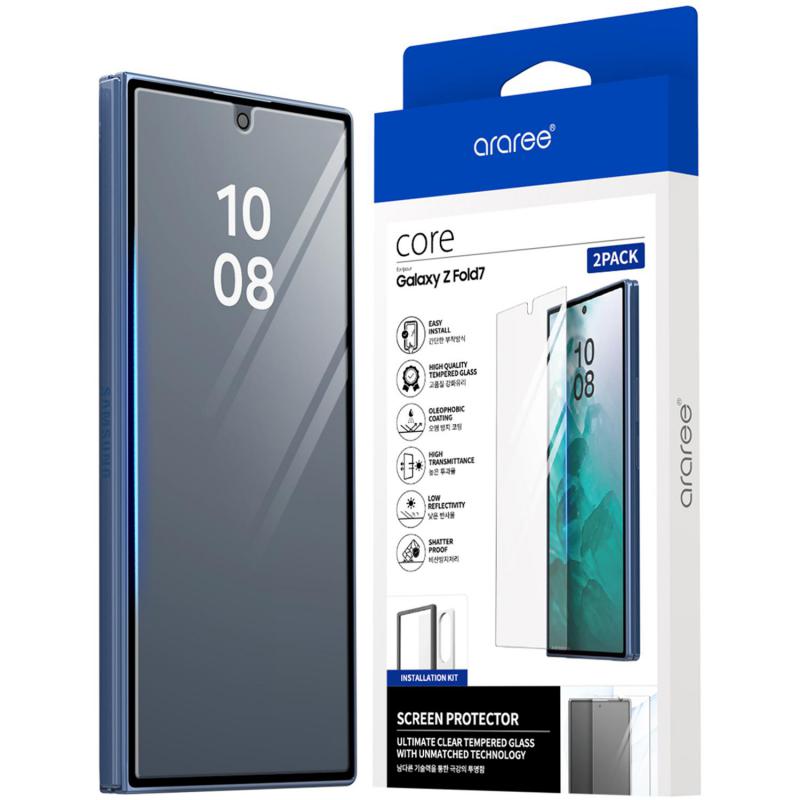 Araree Core Smartphone Screen Protector, for Samsung…