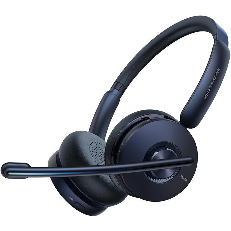 Anker PowerConf H700 On-Ear Headphones, Active Noise…