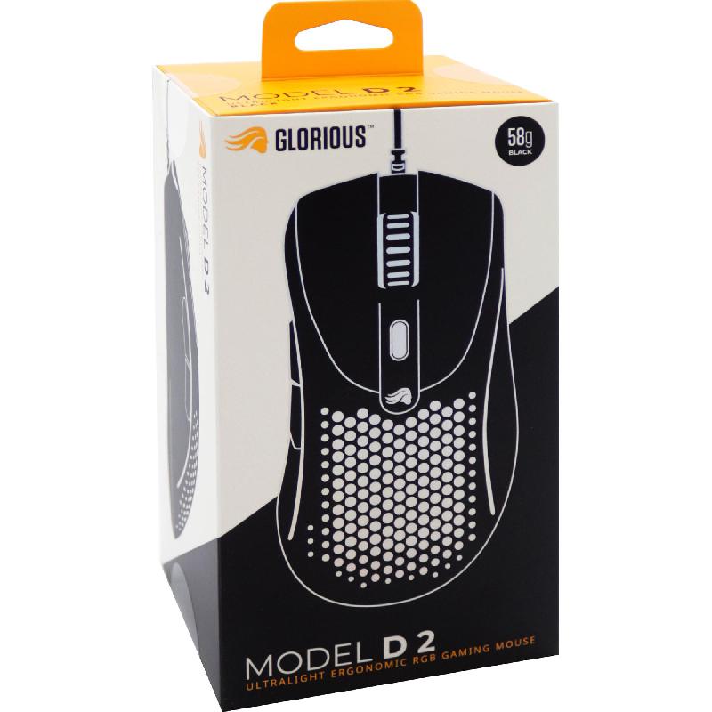 Glorious Model D 2 Gaming Mouse, Wired, Optical,…