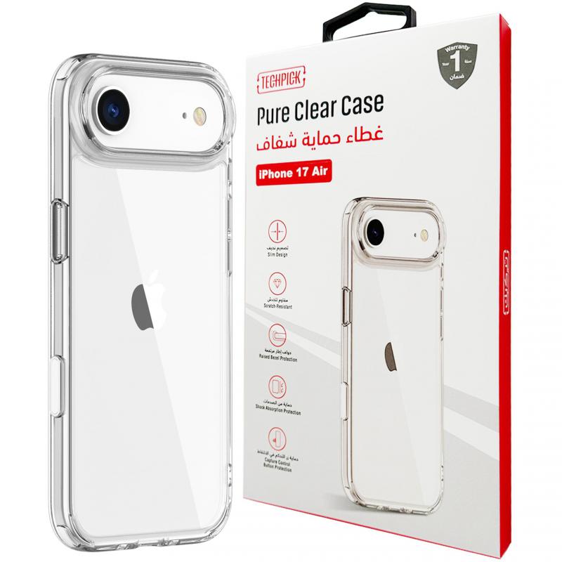 Techpick Pure Back Cover Mobile Case, for iPhone…