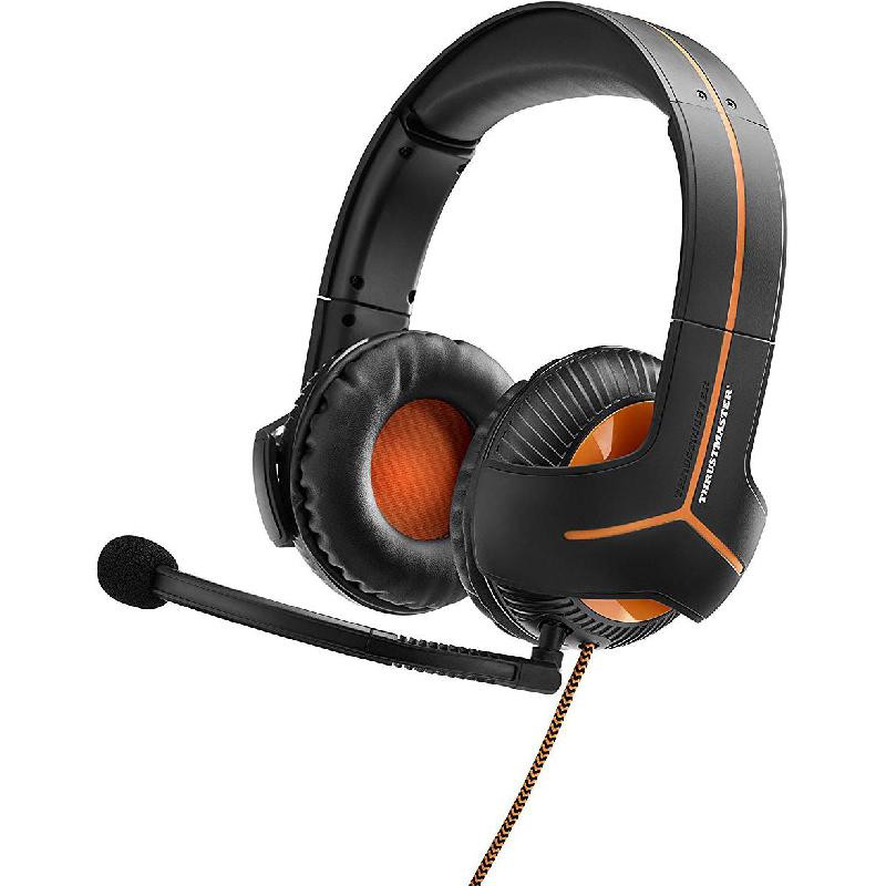 Compare Thrustmaster Y350CPX 7.1 Gaming Headset, Wired, 3.5 mm ConnectorUSB, Rotating Microphone, BlackOrange at KSA Price