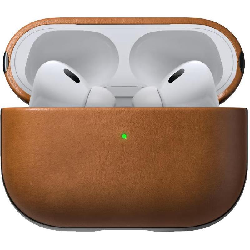 Compare Nomad Modern Leather Case Earbuds Case, for Apple AirPods Pro 2nd Gen, English Tan at KSA Price