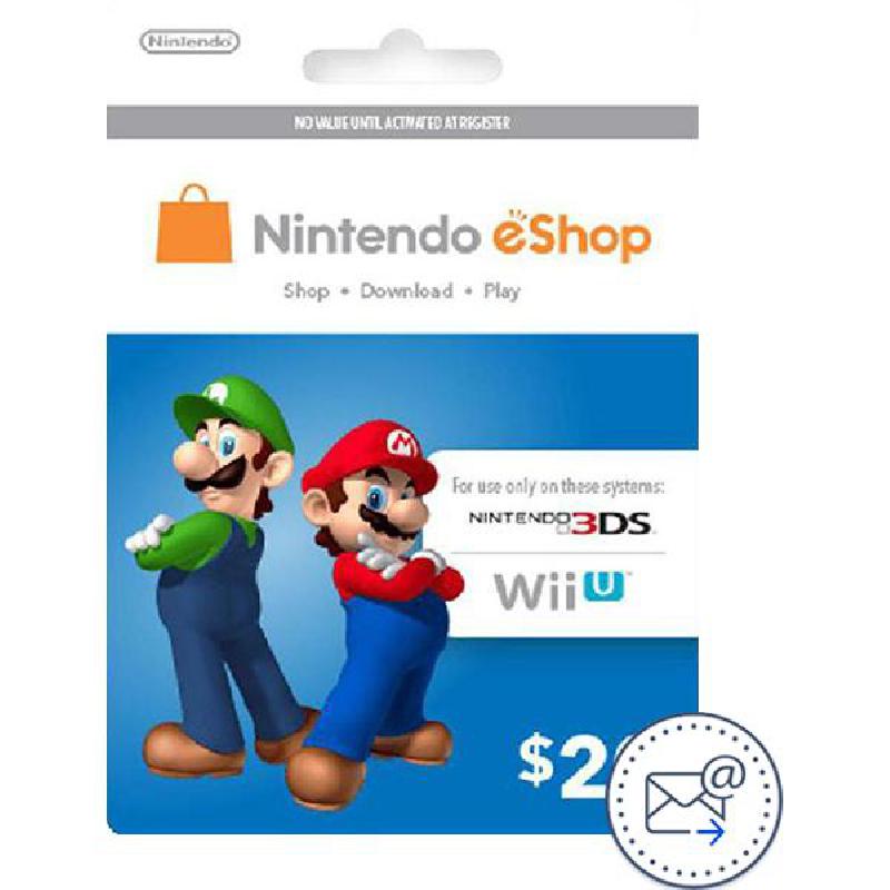Compare Nintendo 20 eShop Payment and Recharge Card Delivery by eMail, Digital Code USA at KSA Price