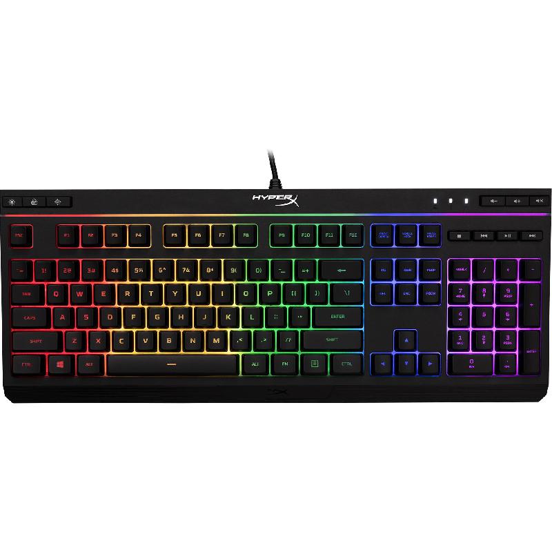 Compare HyperX Alloy Core RGB Membrane Gaming Keyboard, Wired, for LaptopDesktop ComputerGaming Desktop ComputerCPU Windows 7810, Black at KSA Price