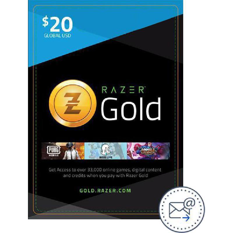Compare Razer Gold 20 EVoucher Delivery by eMail, Digital Code KSA at KSA Price