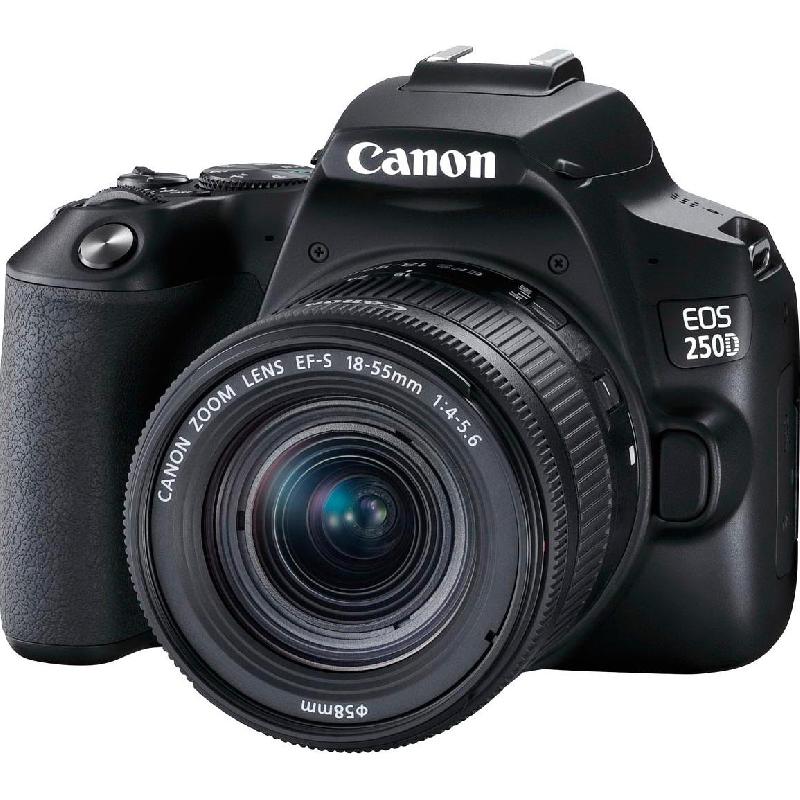 Canon EOS 250D DSLR Camera, 24.1 MP, CMOS, 4K…