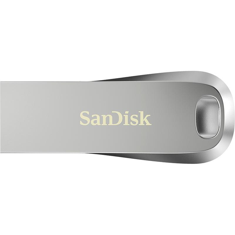 SanDisk Ultra Luxe USB Flash Drive, 128 GB,…