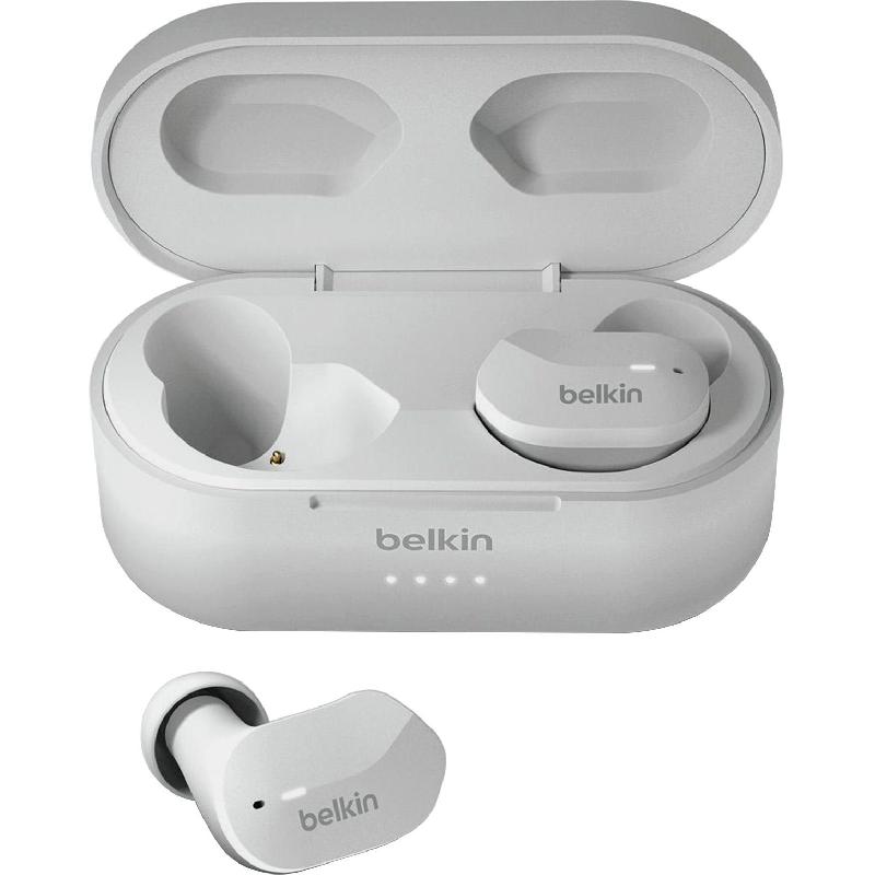 Compare Belkin SAP115 True Wireless Earbuds, Bluetooth, Builtin Microphone, White at KSA Price