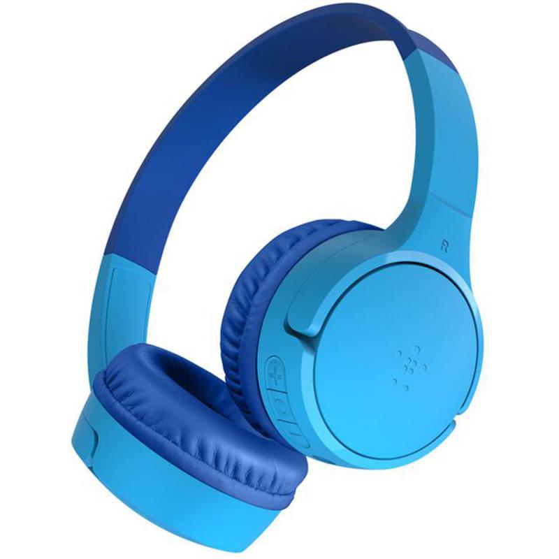 Compare Belkin SoundForm Mini OnEar Headphones, Bluetooth, USB Charging, Builtin Microphone, Blue at KSA Price