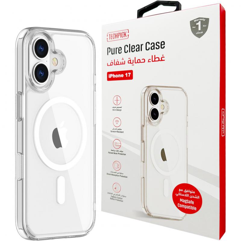 Techpick Pure Back Cover Mobile Case with MagSafe,…
