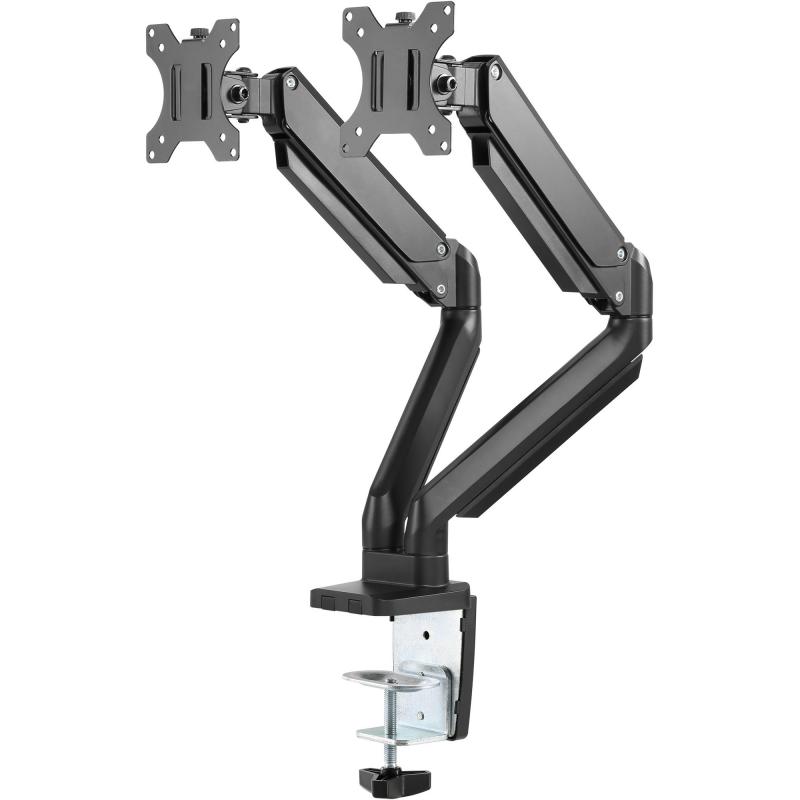Compare Twisted Minds Dual Monitor Holder for Screen Size 1732, Desktop Accessory, Universal, Black at KSA Price