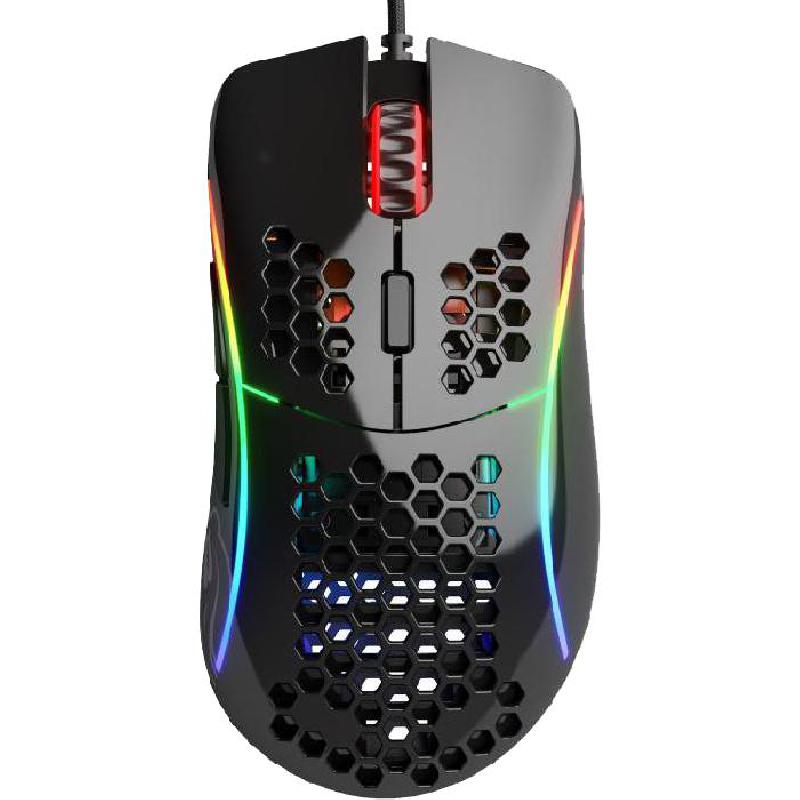 Compare Glorious Model D Gaming Mouse, Wired, Optical, PixArt PMW 3360 12000 dpi, Glossy Black at KSA Price