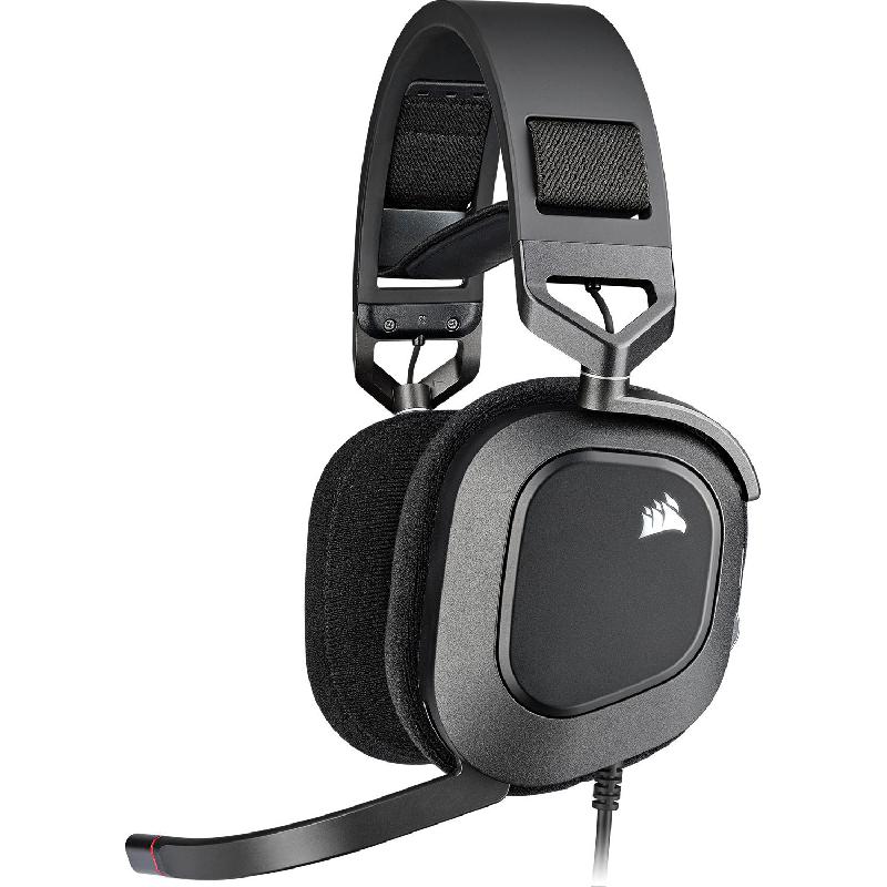 CORSAIR HS80 RGB Wired Gaming Headset, Wired, USB,…