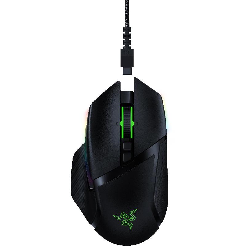 Compare Razer Basilisk Ultimate + Dock Gaming Mouse, Optical Focus+ 20000 dpi, Wired, BlackGreen at KSA Price