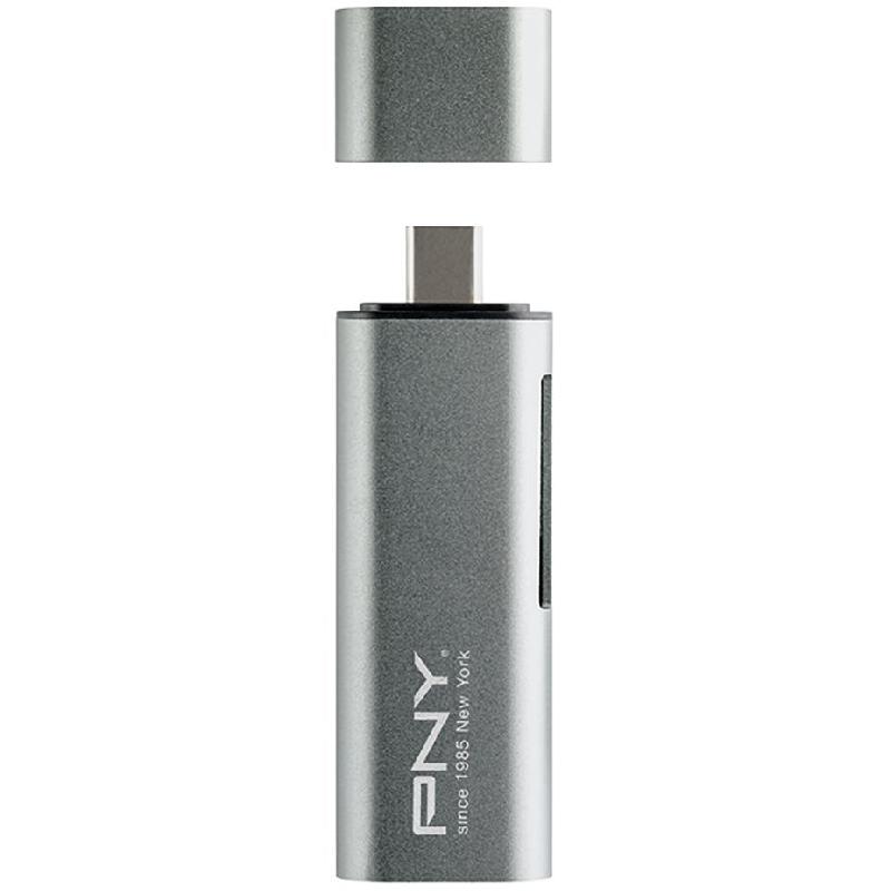 Compare PNY TECHNOLOGIES USBC Multicard Reader + USBA Adapter, USBC 3.1  Gen 1, Silver at KSA Price