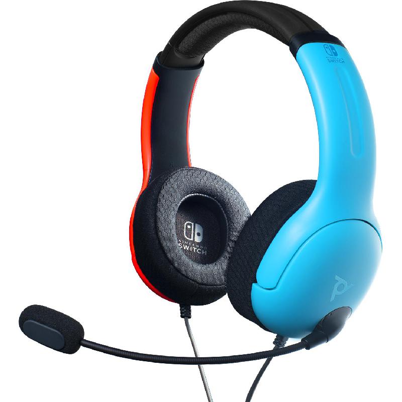 Compare PDP LVL40 Stereo Gaming OverEar Headphones, Noise Cancelling Microphone, Wired, 3.5 mm Connector, Rotating Microphone, BlueRed at KSA Price