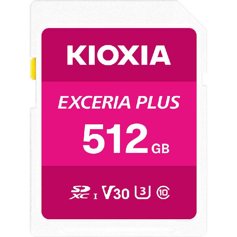 Compare Kioxia Exceria Plus SDXC Card, 512 GB, Class 10: Max 100 Mbps Speed Performance at KSA Price