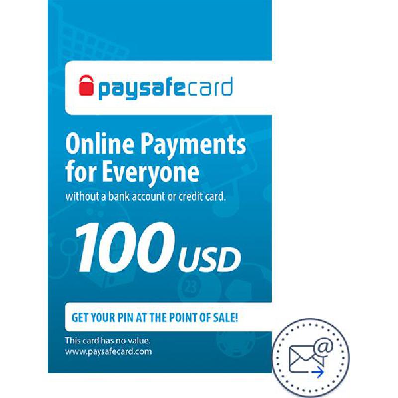 Compare paysafecard 100 Internet Purchase Payment Card, by eMail Delivery at KSA Price