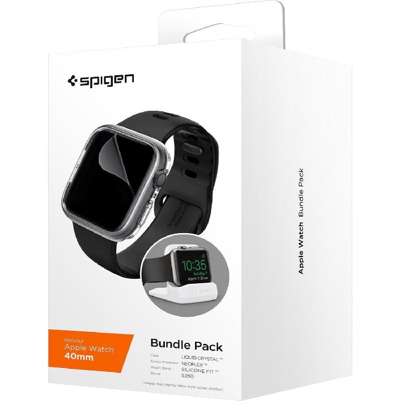 Compare Spigen Smartwatch Accessory Bundle, for Apple Watch SE 40 2nd GenWatch Series 6 40Watch Series 5 40, Black at KSA Price