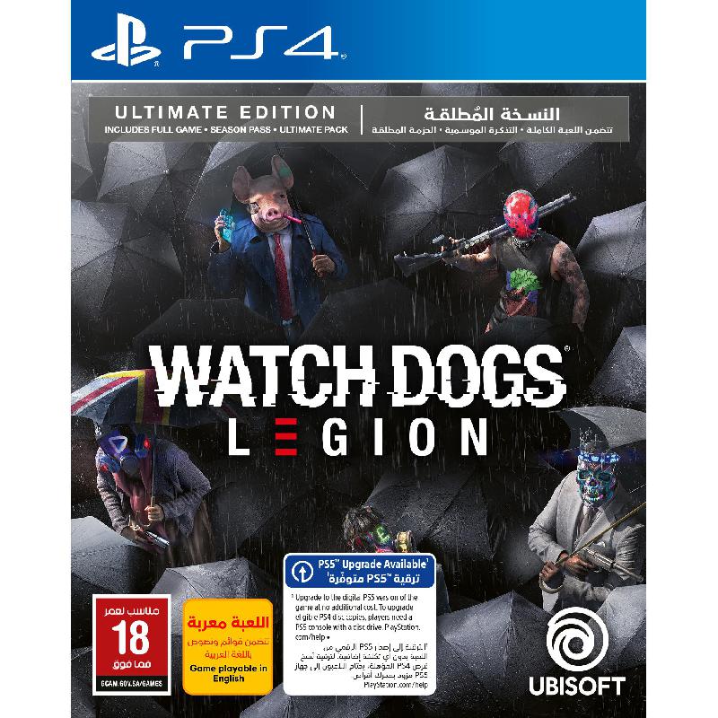 Compare Watch Dogs: Legion  Ultimate Edition, PlayStation 4 Games, Action & Adventure, Bluray Disc at KSA Price