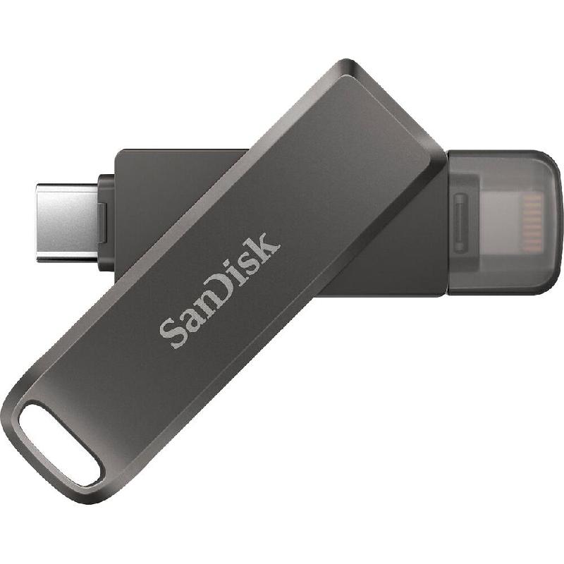 Compare SanDisk iXpand Luxe OTG Drive LightningUSBC, 128 GB, Black at KSA Price