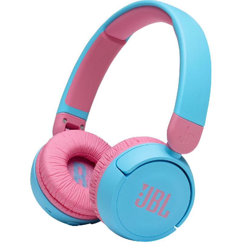 Compare JBL Jr310BT Kids OnEar Headphones, Bluetooth, USB Charging, Builtin Microphone, Blue at KSA Price