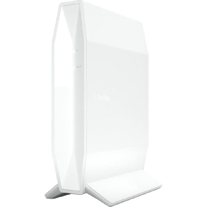 Compare Belkin AX3200 Wireless Router, WiFi 6 802.11ax, Dual Band 2.4 GHz5 GHz, up to 25 Devices, 4 Port LANSingle Port WAN, 4 Port GbELANSingle Port GbEWAN, White at KSA Price