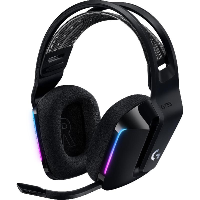 Logitech G733 LIGHTSPEED Gaming Headset, Wireless,…