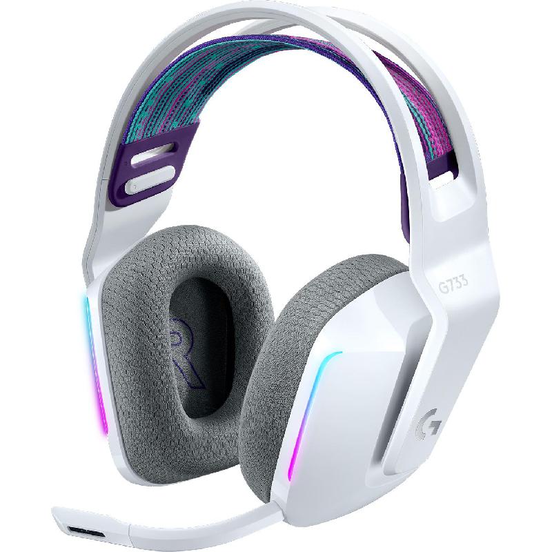Logitech G733 LIGHTSPEED Gaming Headset, Wireless,…