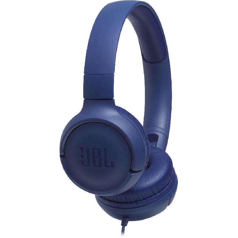 JBL Tune 500 On-Ear Headphones, Wired, 3.5…