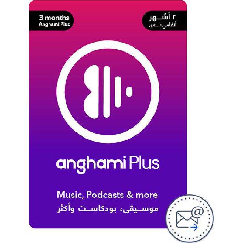 Anghami 3 Months Music Gift Card (Delivery by…