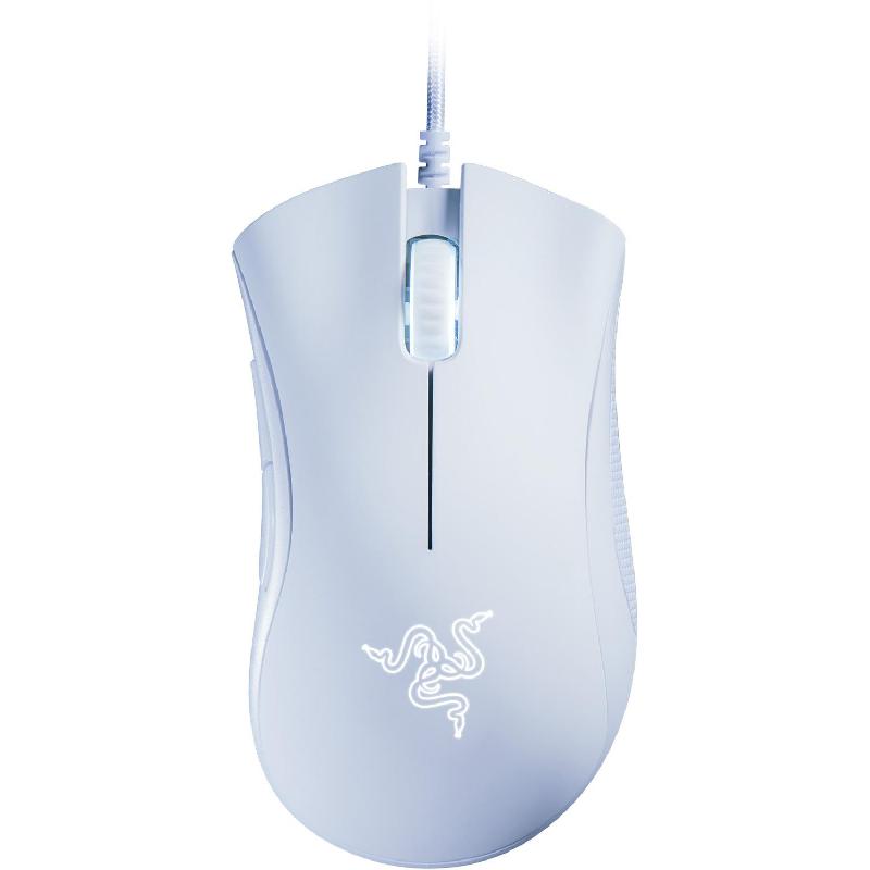 Compare Razer DeathAdder Essential Gaming Mouse, Optical 6400 dpi, Wired, Mercury White at KSA Price
