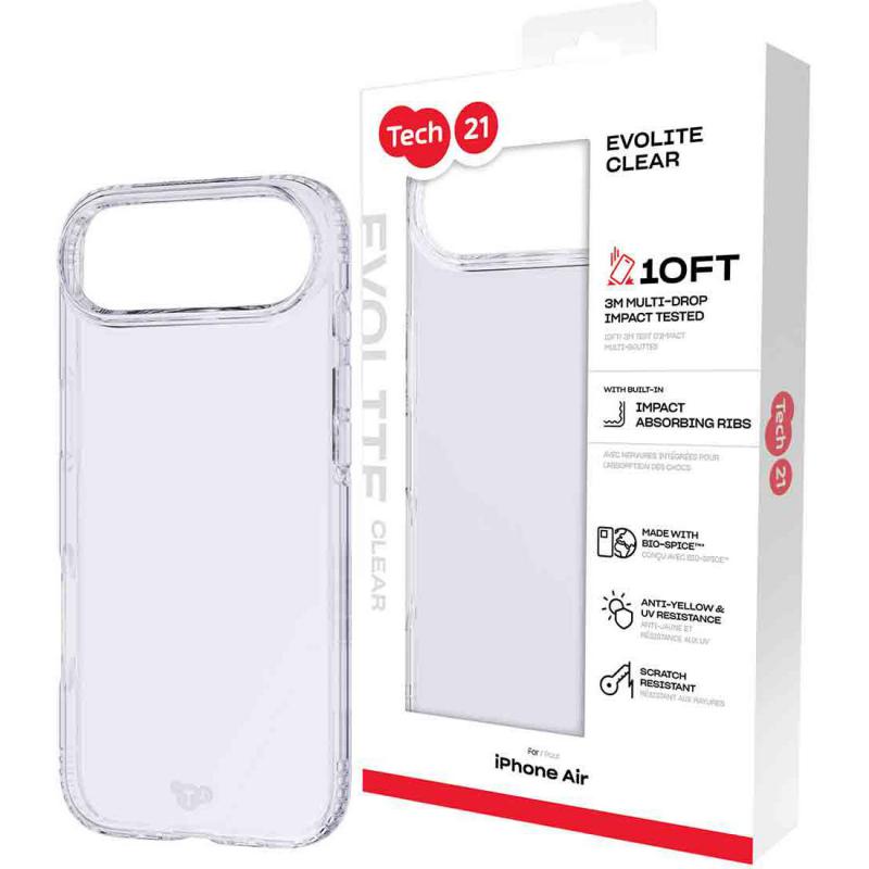 Compare Tech21 EvoLite Back Cover Mobile Case, for iPhone Air, Clear at KSA Price