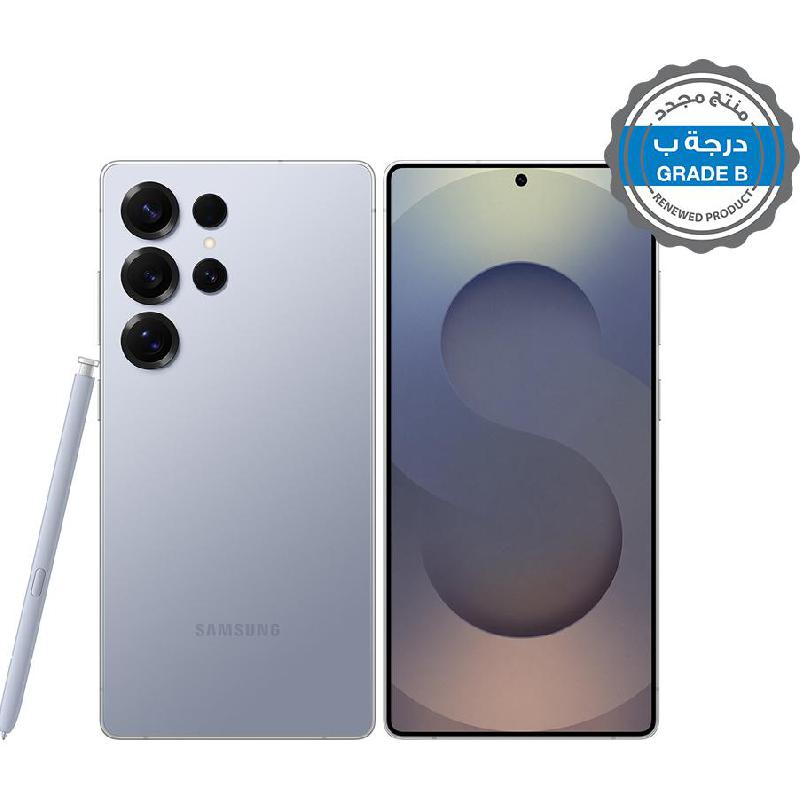 Compare Renewed Grade B Samsung Galaxy S25 Ultra, 512 GB, Titanium Silver Blue, 5G at KSA Price