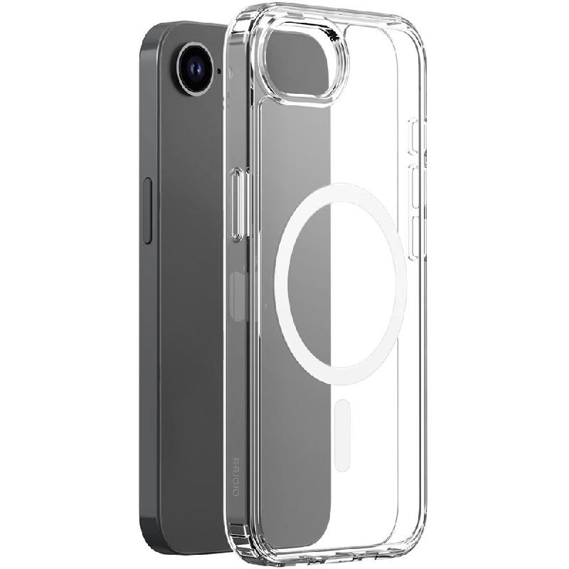 Compare Araree Duple M Back Cover Mobile Case with MagSafe, for iPhone 17eiPhone 16e, Clear at KSA Price
