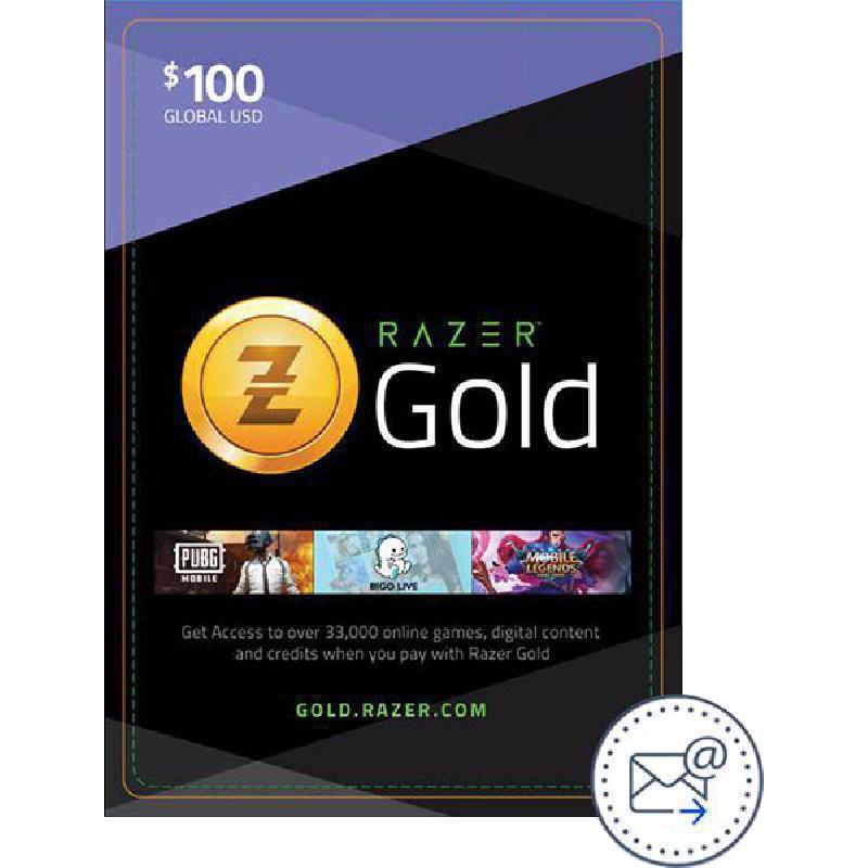 Compare Razer Gold 100 EVoucher Delivery by eMail, Digital Code KSA at KSA Price